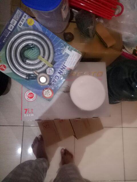 Paket Regulator Winn Gas + Meter + Selang Spiral Anti Tikus