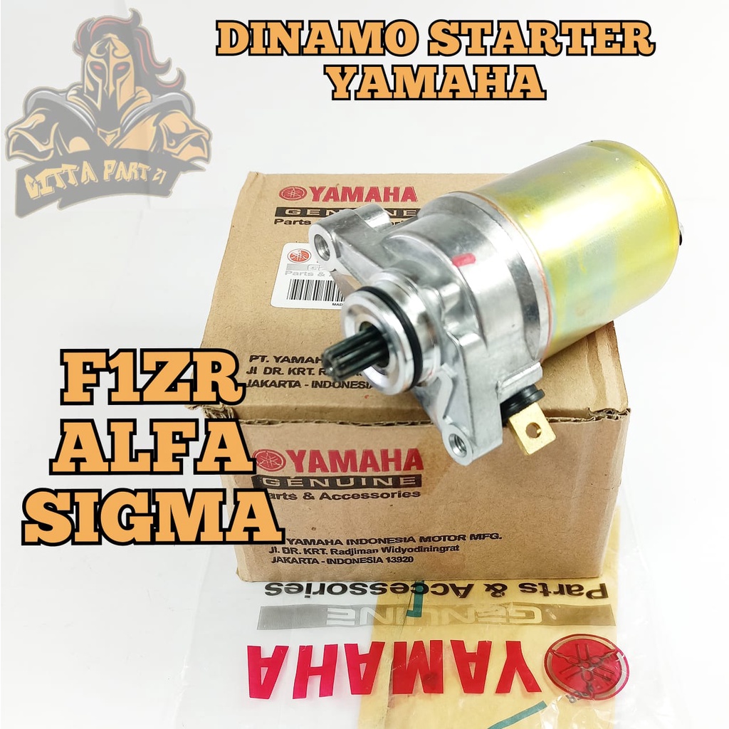 DINAMO STATER YAMAHA F1ZR KUALITAS ASLI ORIGINAL YAMAHA PRESISI BERFUNGSI DENGAN BAIK AWET DAN DIJAMIN MANTAP F1ZR SIGMA ALFA DINAMO STARTER