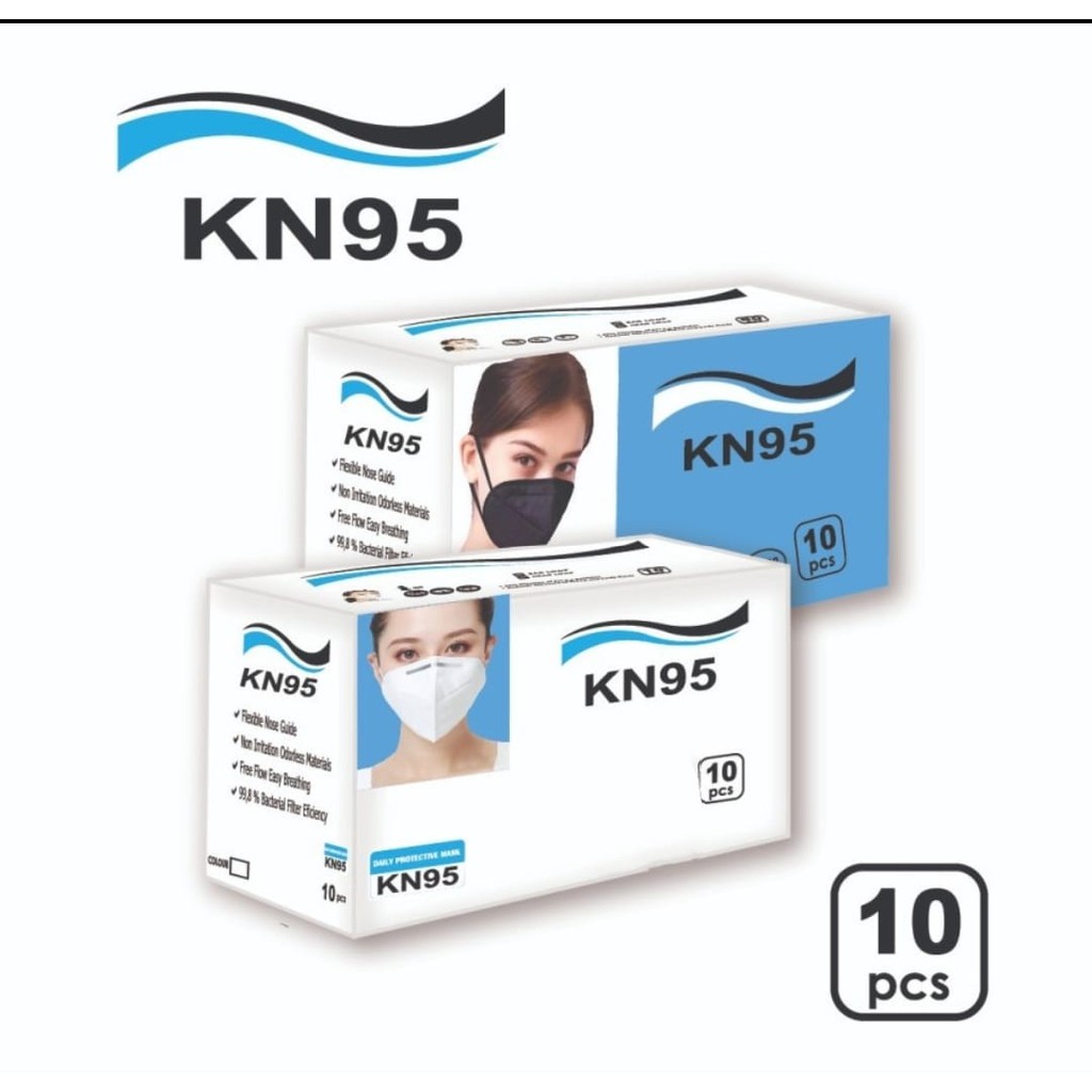 Masker Kn 95 Hitam 5ply Masker N95 Masker Kn95 Hijab Hitam Hitam Earloop Shopee Indonesia