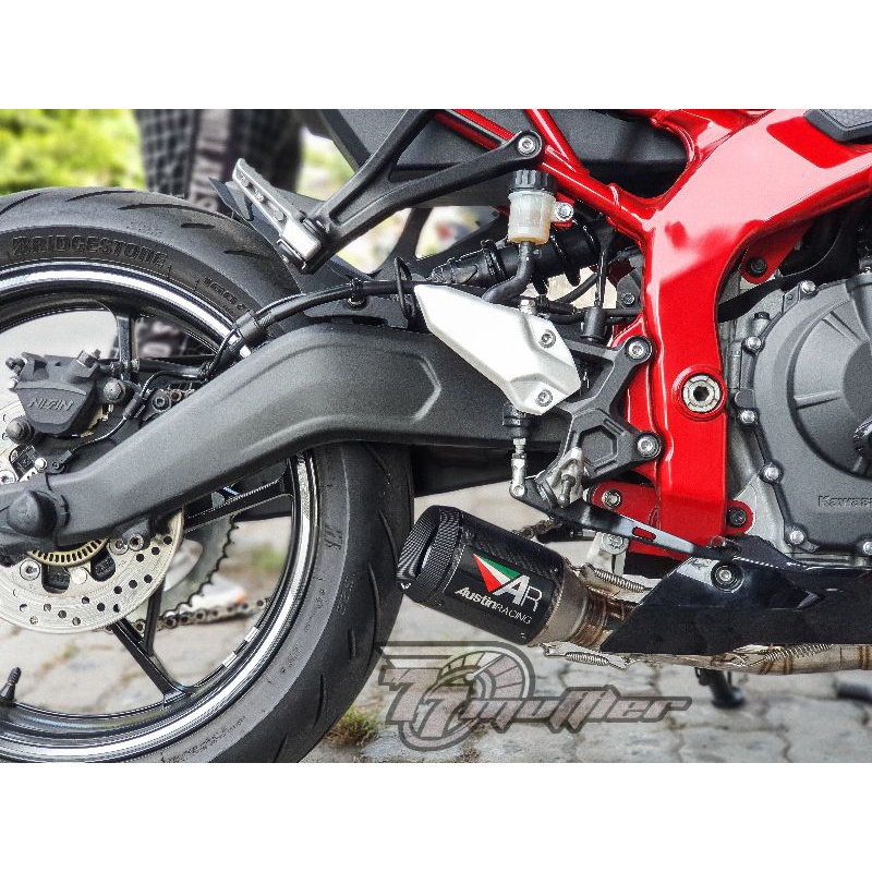 Knalpot ZX25R Fullsystem Austin Racing Carbon pnp zx25r fullset