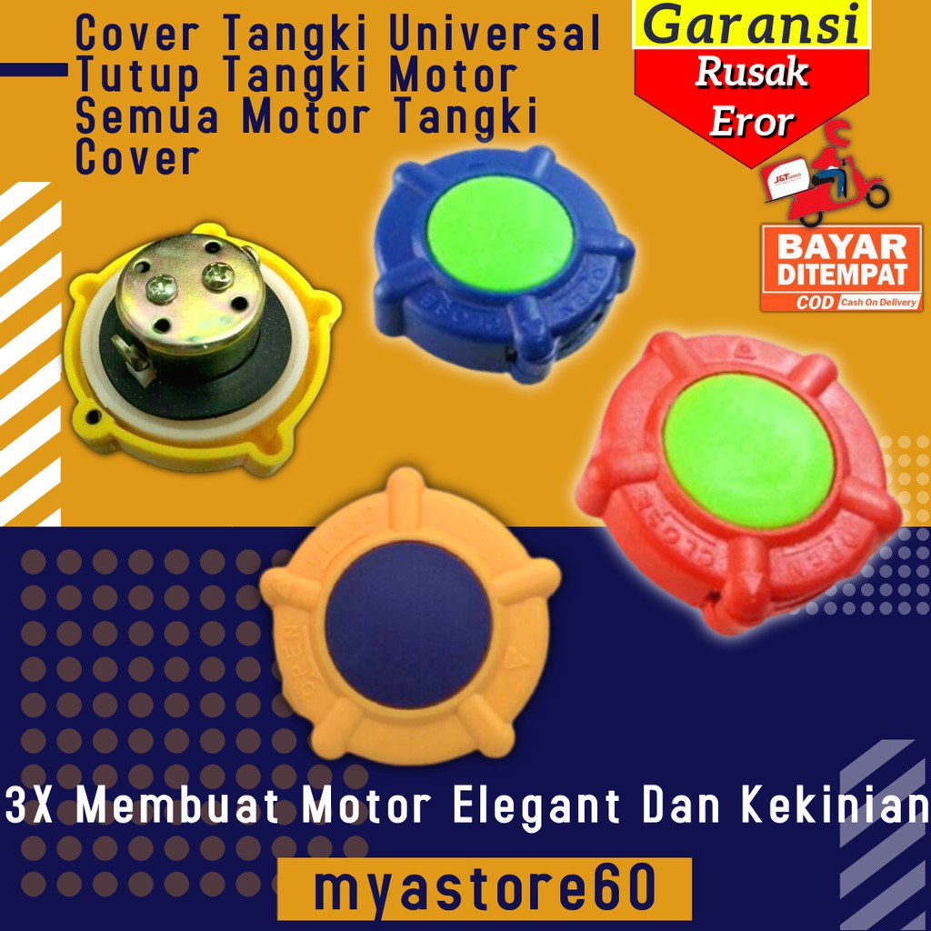 Cover Tutup Tangki Bensin Universal Tangki Motor Aksesoris Variasi Semua Motor Tangki Cover