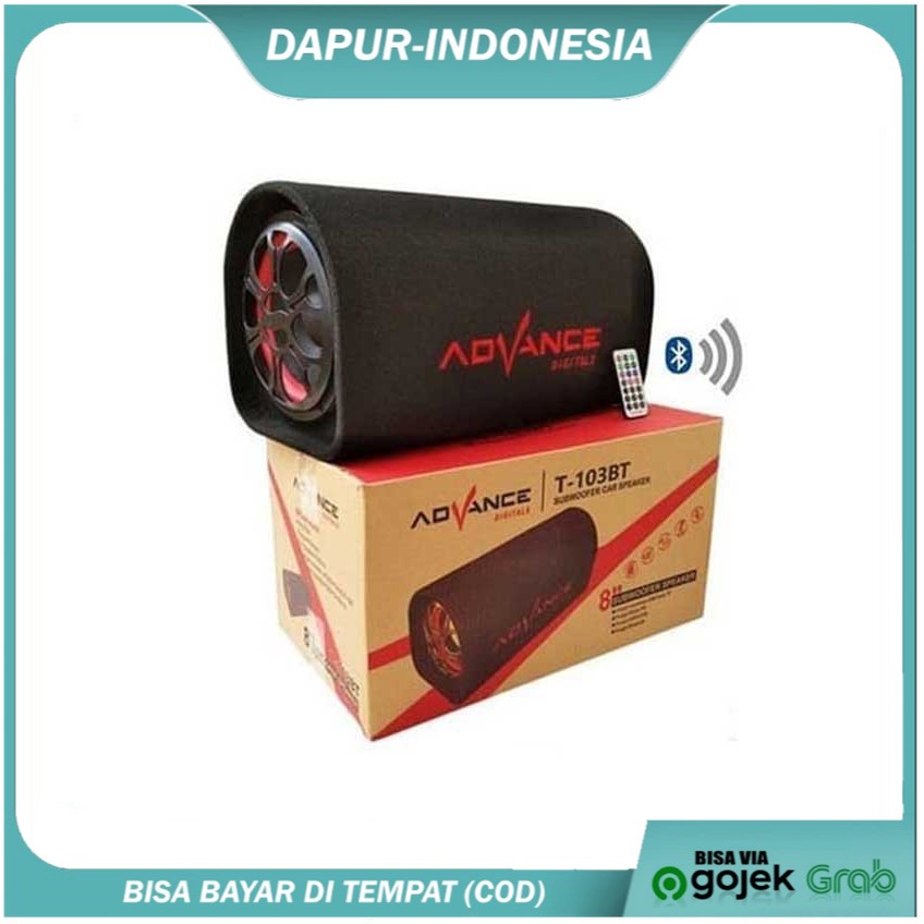 ADVANCE T-103BT Speaker Bluetooth Portable 8 inch FISIK BESAR SUARA MA NEW