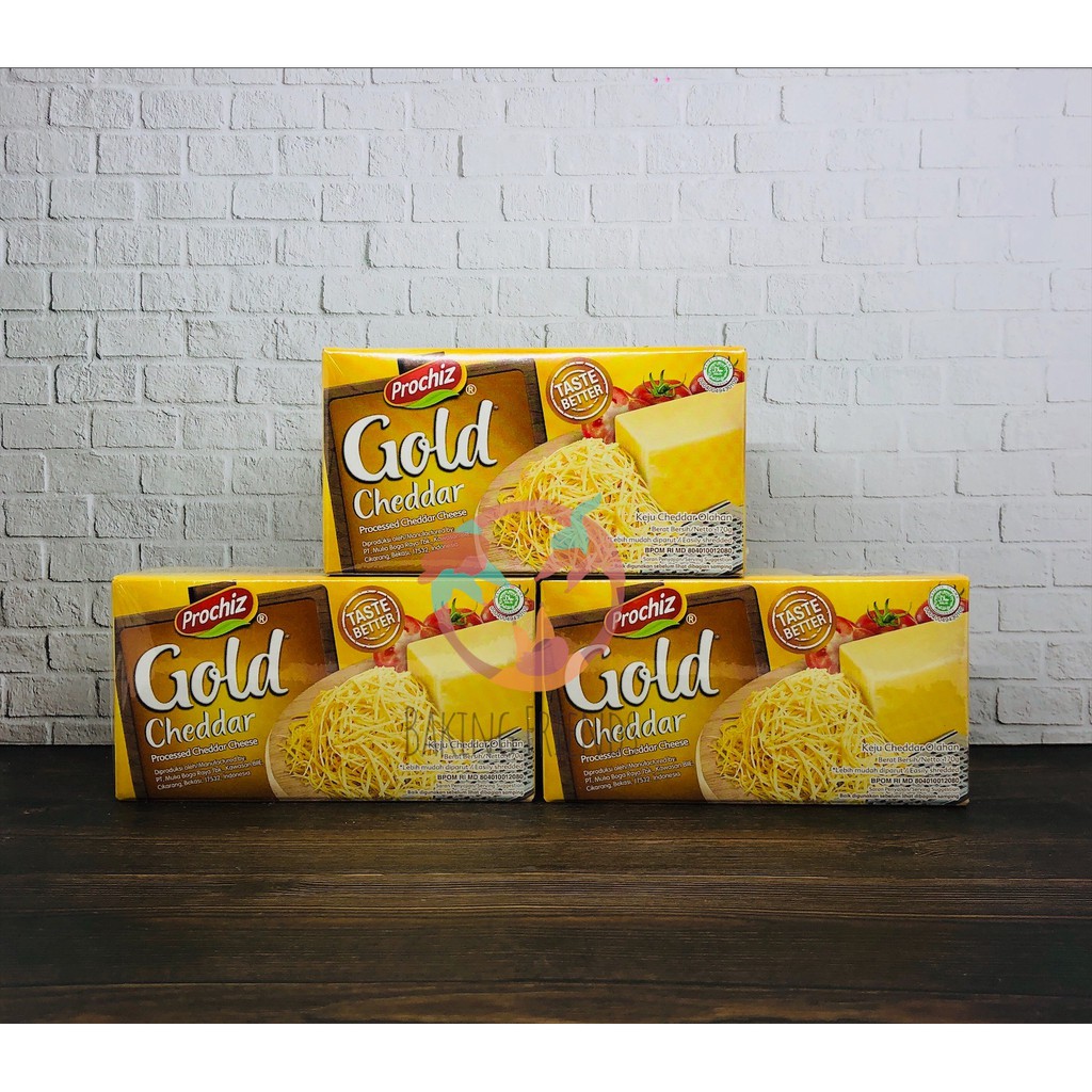 Jual Prochiz Gold Cheddar 170 Gram / Keju Cheddar Prochiz Gold ...