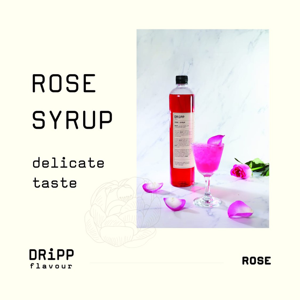 

DRiPP Flavour Rose (Sirup DRiPP Rasa Bunga Mawar)