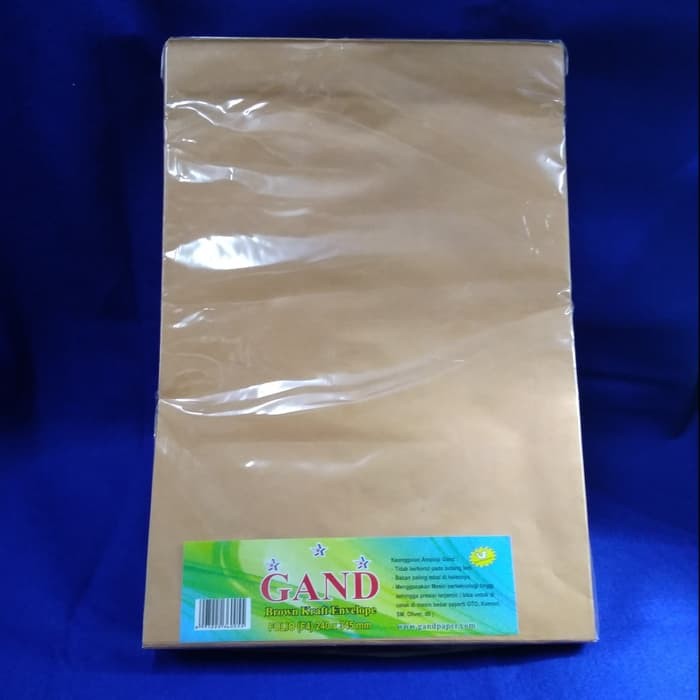 

Amplop Coklat Folio No Seal