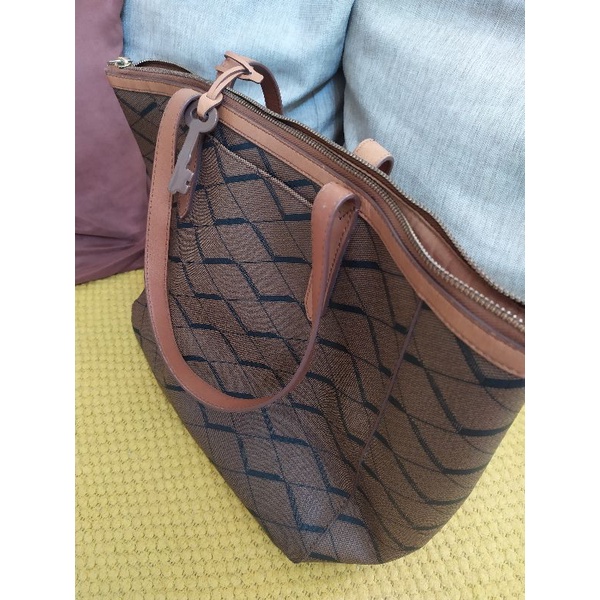 preloved tas fossil tote bag