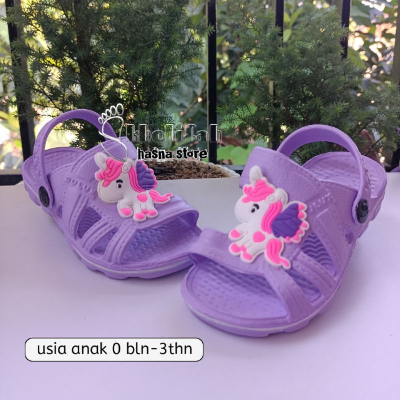 SANDAL ANAK PEREMPUAN 0-3THN KUDA PONI DULUX 271e-2 (1b)