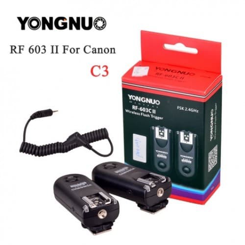 Flash Trigger Yongnuo RF603II RF603C II Canon