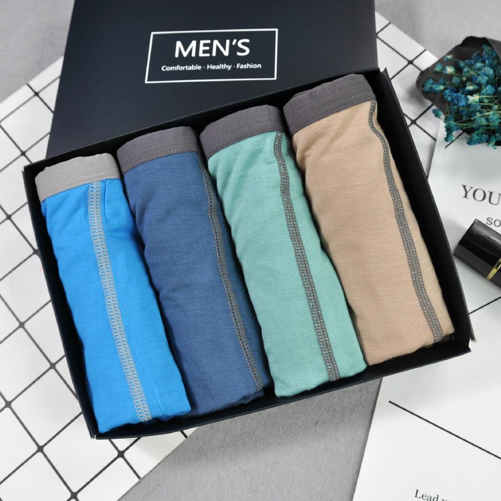 4 pieces Celana  Dalam Boxer Brief Ukuran  Medium Waist  