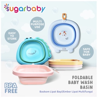 Image of Sugar Baby Baskom Lipat Praktis Foldable Baby Wash Basin Ember Lipat Multifungsi CBKS