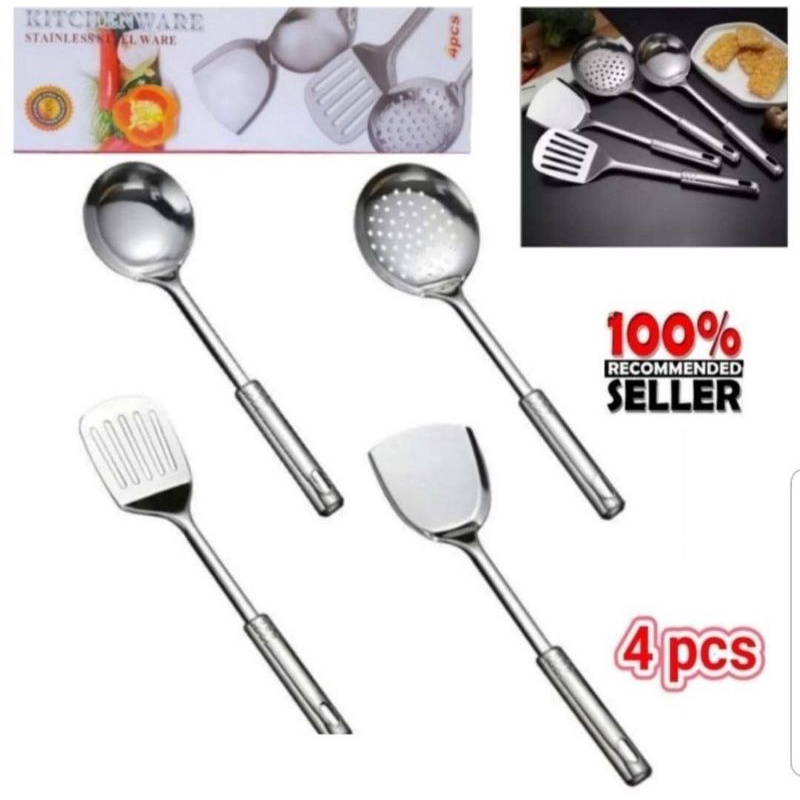 Jual Spatula Set Isi Spatula Stainless Steel Sodet Set Pcs Shopee Indonesia