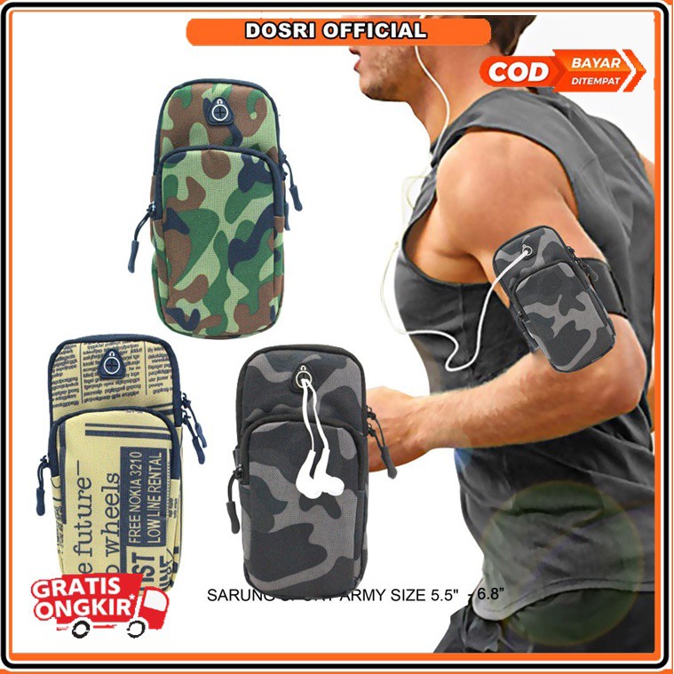 [NEW] Sport Arm Bag Sarung Handphone Olahraga Tas Hp Lengan untuk Olahraga Sarung Hp Jogging