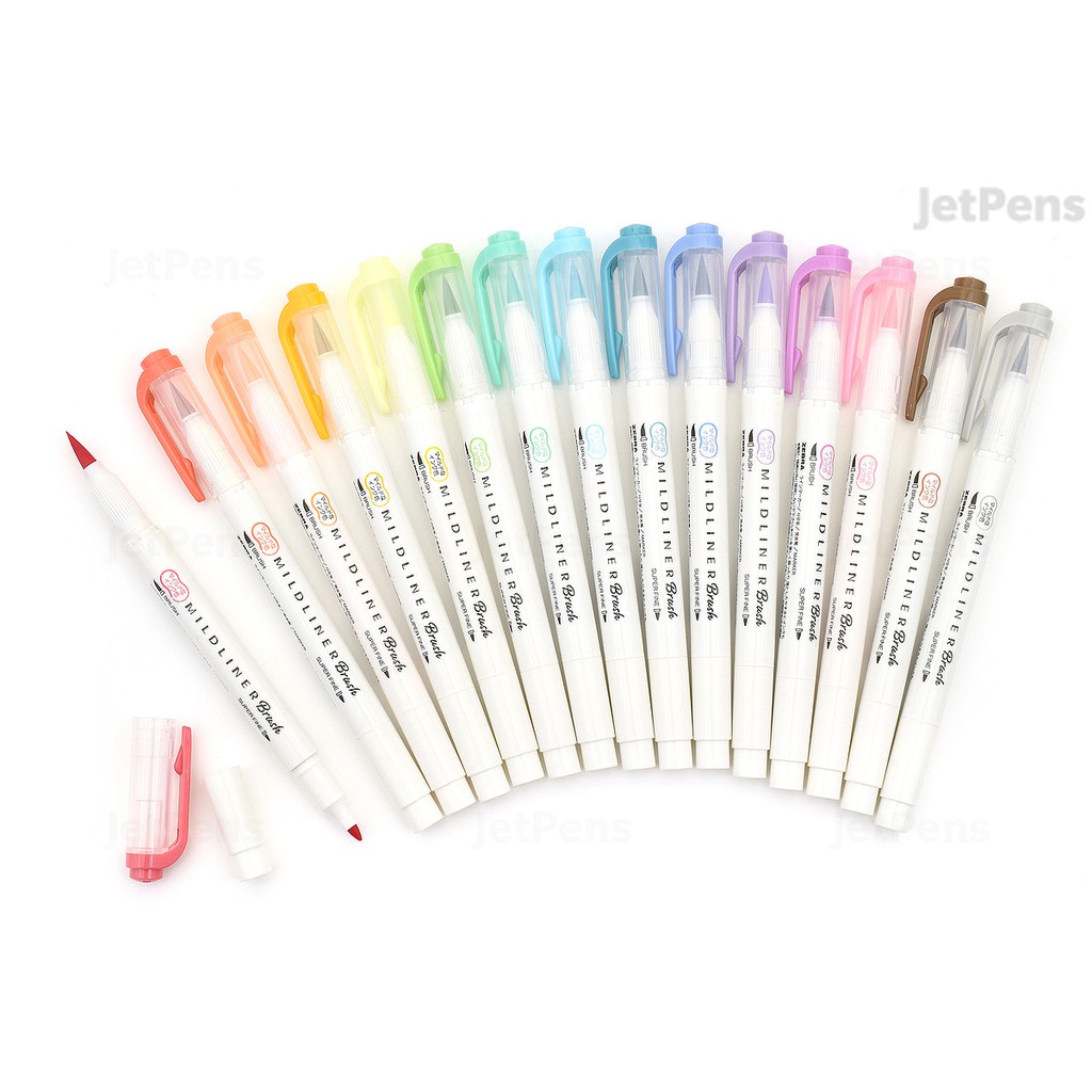 MILDLINER BRUSH PEN ZEBRA