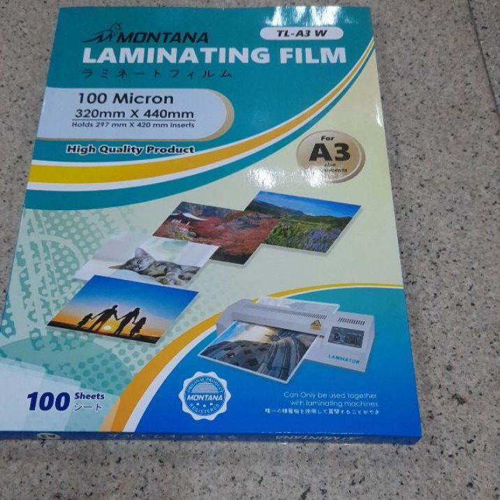 

Best! Plastik Laminating A3 Amanda 100 Micron / Laminating Amanda A3 ,
