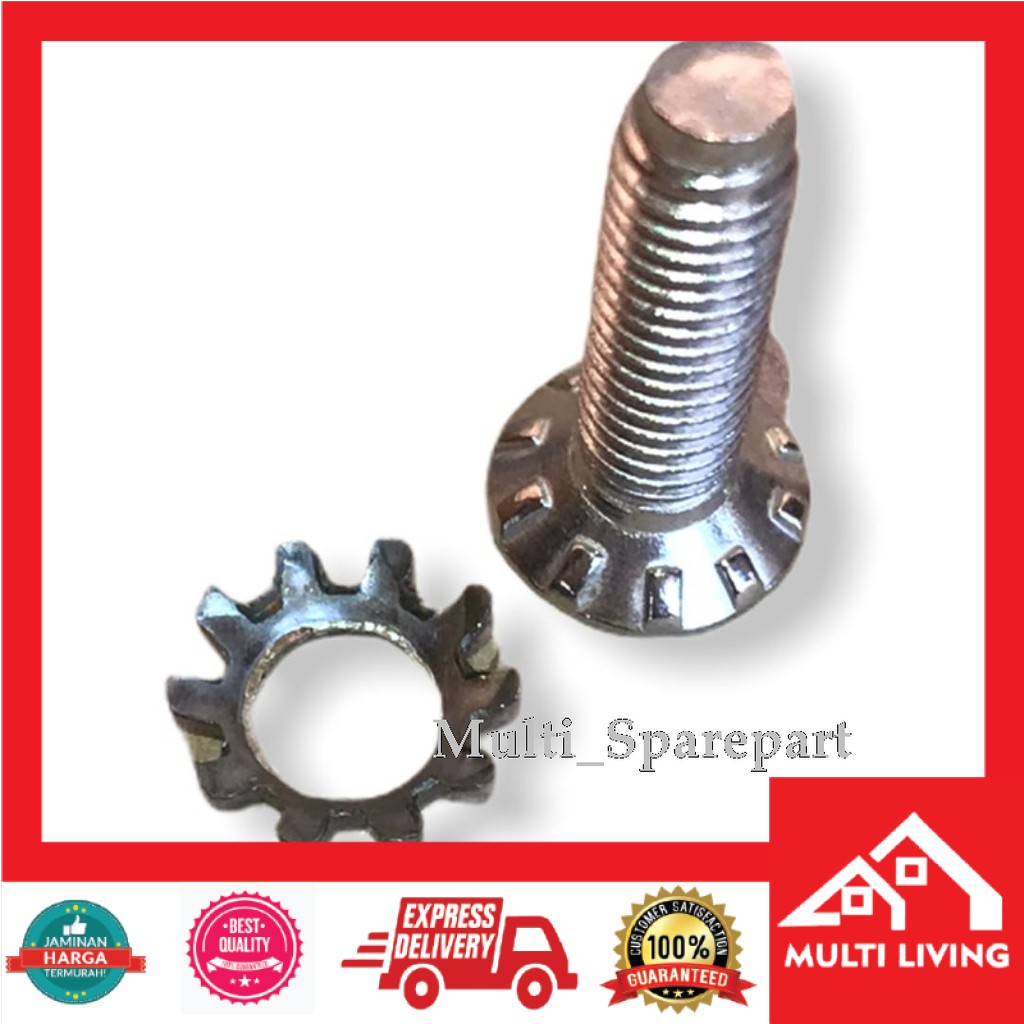 Baut Gearbox PULSATOR Mesin cuci 2 Tabung Universal