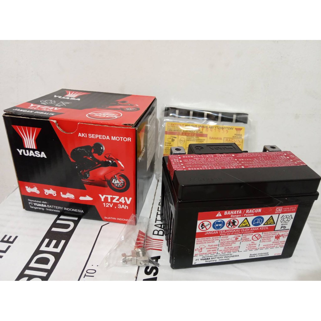 AKI MOTOR JUPITER MX NEW, XEON, BYSON, VIXION, X-RIDE, FINO YTZ4V YUASA MF