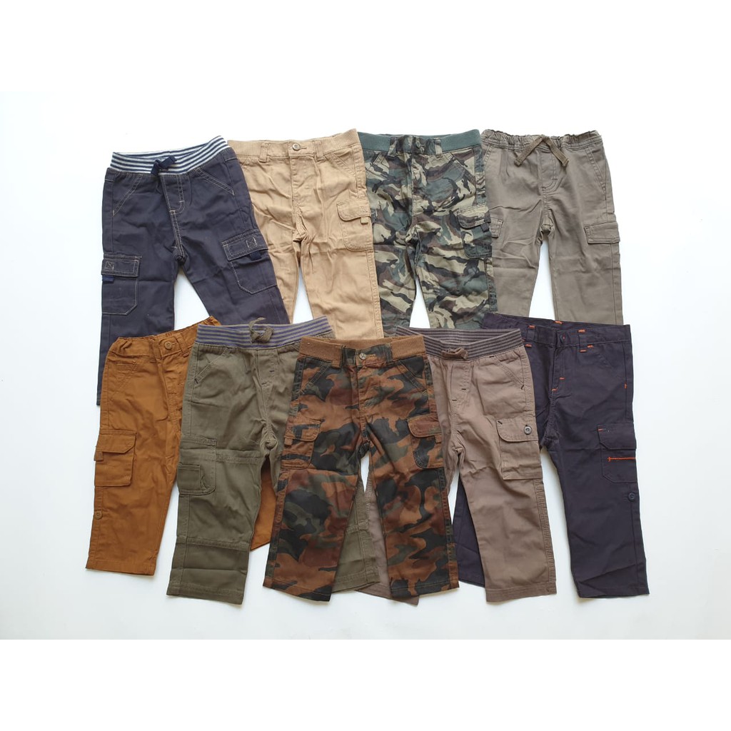 Celana Cargo Wrangler Kids Dari Umur 1 - 5 Tahun
