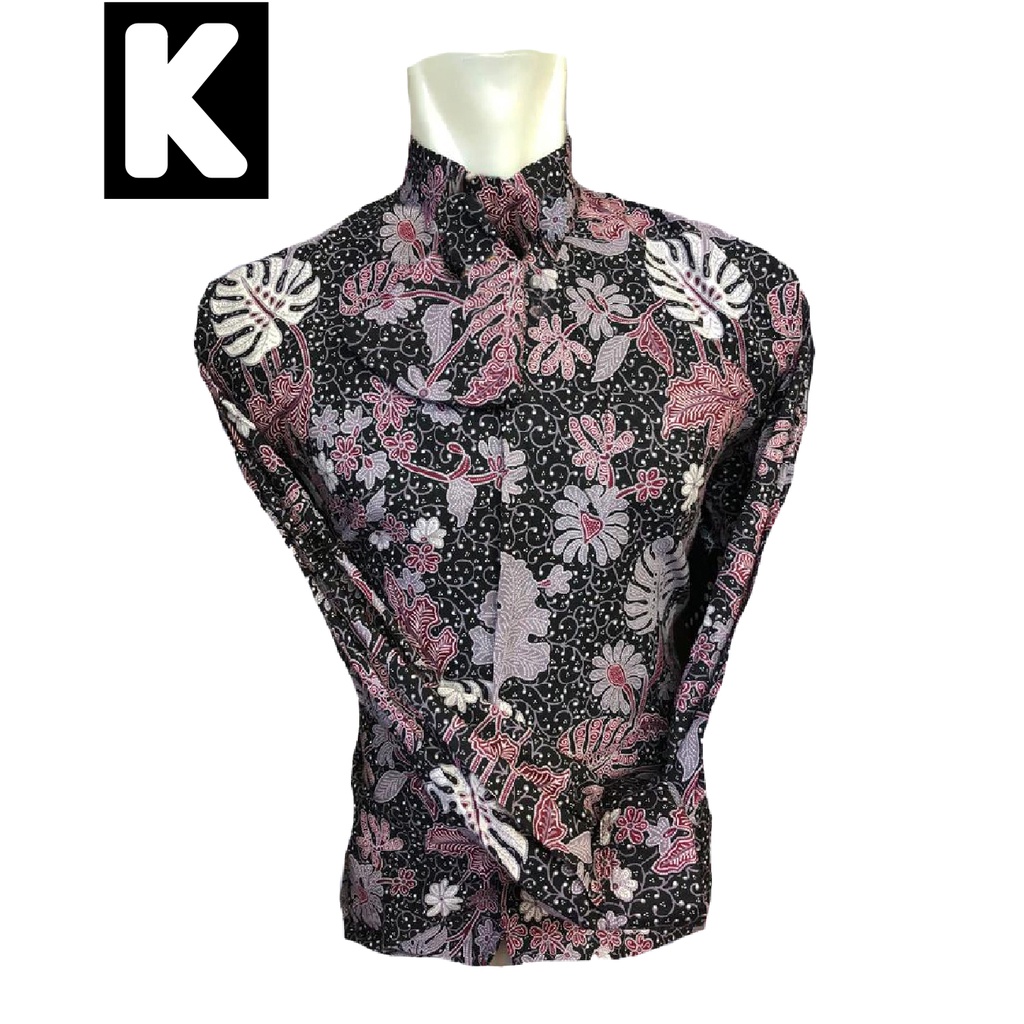 SHOPASHOP SOLO Batik Kemeja Batik Lengan Panjang Lapis Furing Exclusive Premium M L XL XXL  - Baju Batik pria - Batik Lengan Panjang - Kemeja Batik Pria Lengan Panjang - Baju Batik Pria Lengan Panjang Modern