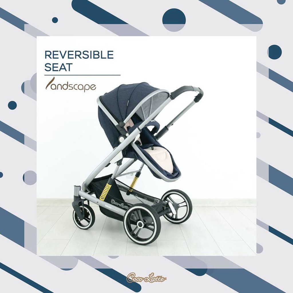 Stroller Kereta Dorong Bayi Hadap Ibu Cocolatte BNS CL 2029BR Landscape