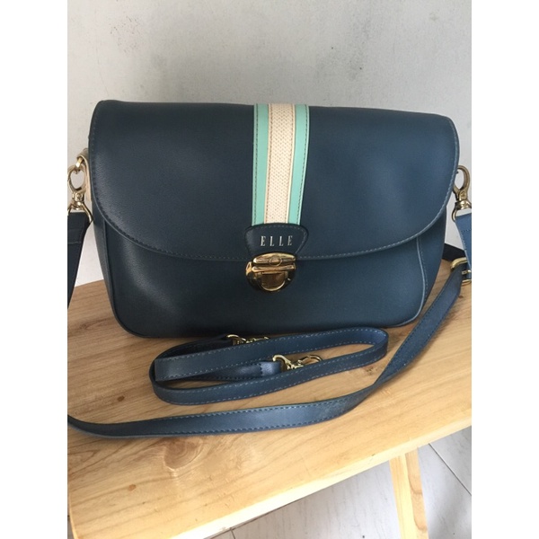 preloved tas elle ori blue
