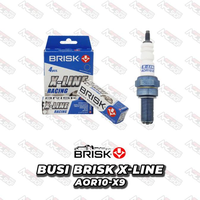 Busi Brisk Silver XLine Racing Nmax PCX Aerox GSX CBR R15 MT15 ADV -terlaris