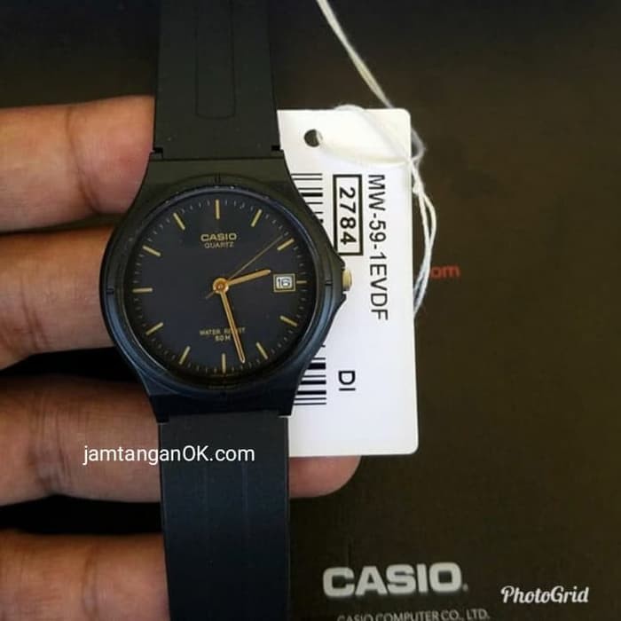 Casio Mw 59 1evdf Original Sj H 35 Shopee Indonesia