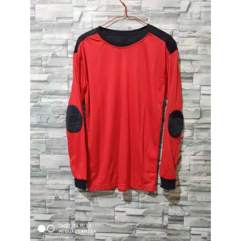 KAOS LENGAN PANJANG MERAH DEKER