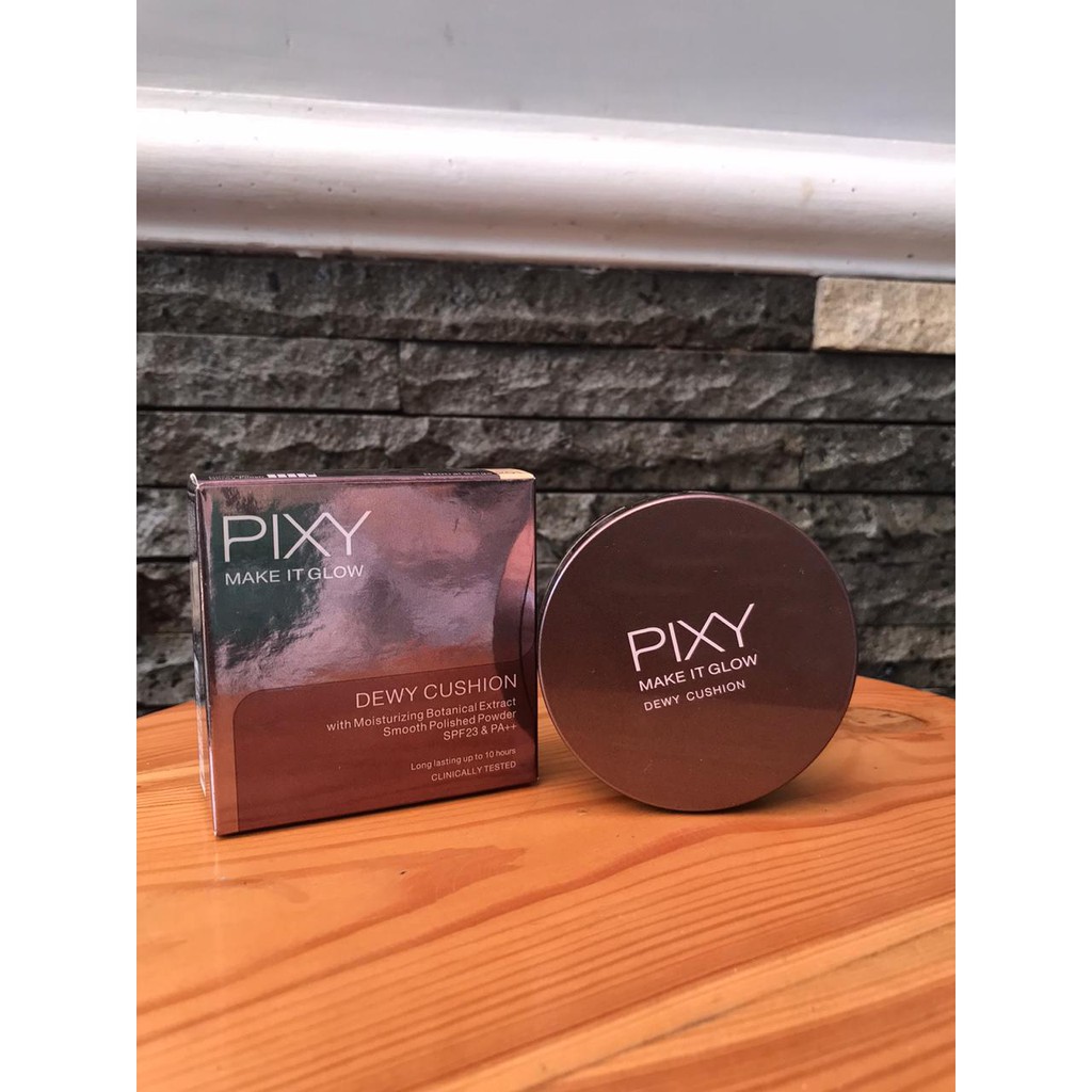 Ningrum Kecantikan Kosmetik Wajah Pixy Make It Glow! Dewy Cushion PIXY ORI - 8012