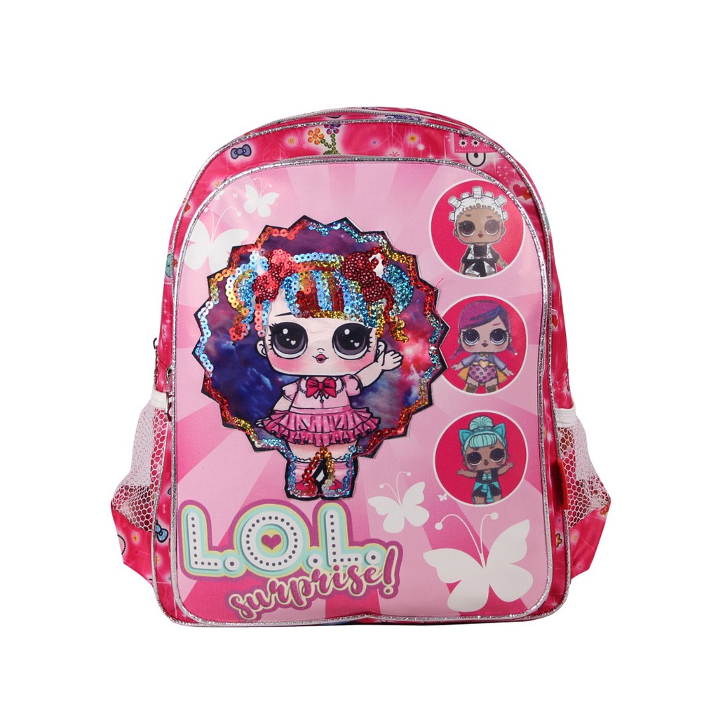 [KLIKTAS] Tas Ransel Sekolah Anak Perempuan LED Karakter LOL Calypso 3722 - Tas Backpack TK SD Perempuan