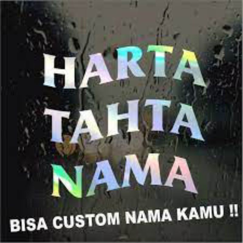 

STIKER HOLOGRAM NAMA