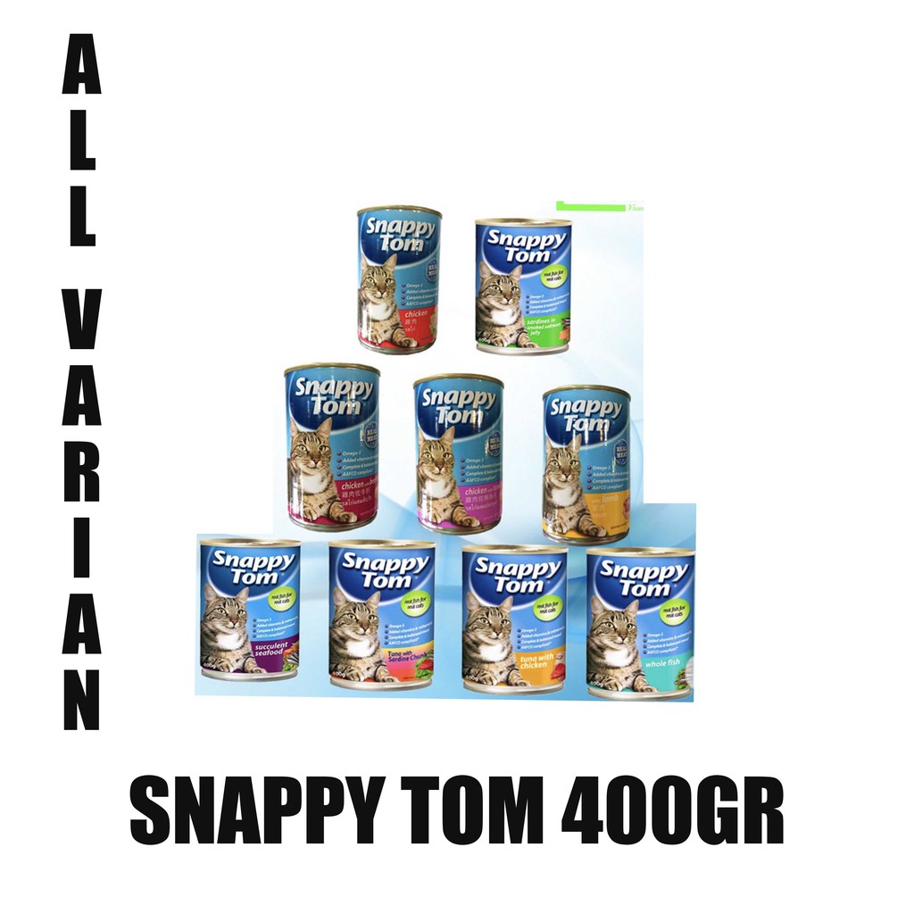 SNAPPY TOM 400GR ALL VARIAN ISI 12PCS