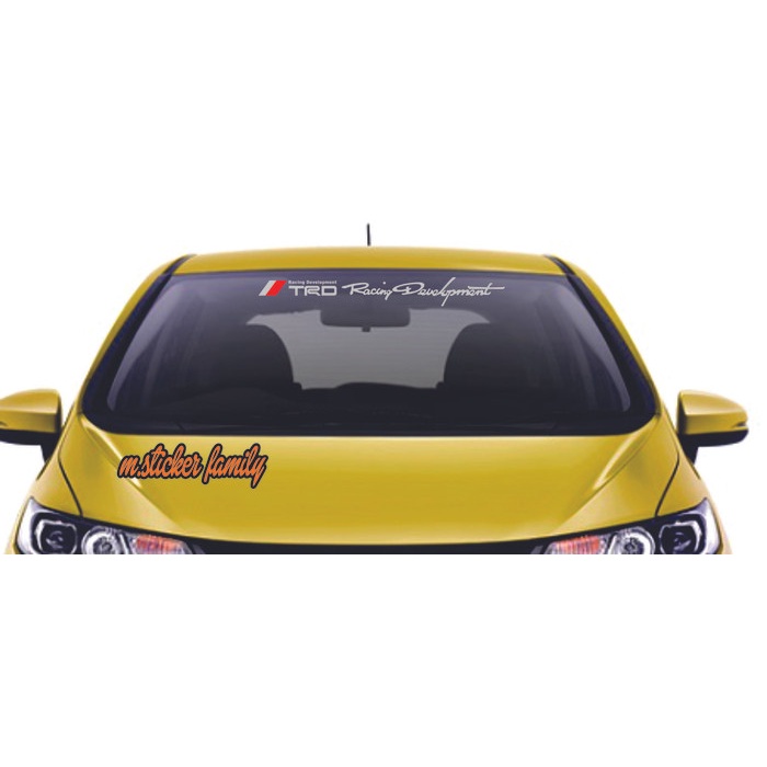 PS✨ sticker mobil sticker kaca depan mobil trd racing development