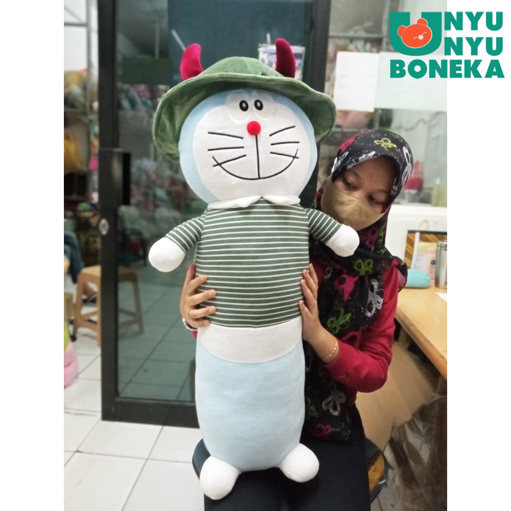 Guling Doraemon Topi Size 83cm/BantalGuling/Kucing/TopiDoraemon