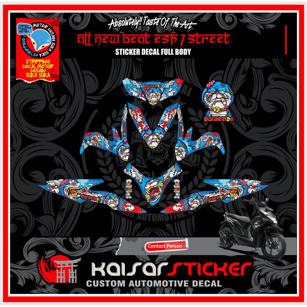 Decal Stiker Beat Street stiker beat street-esp dekal Stiker beat esp-street sticker beat street esp