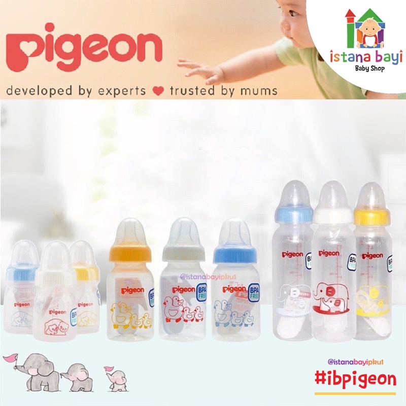 Pigeon Bottle Assorted / Botol Susu Bayi 50ml / 120ml / 240ml (RANDOM)