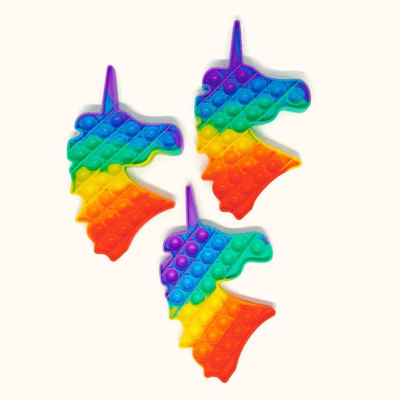 

Pop it kuda poni unicorn besar warna rainbow1 pcs