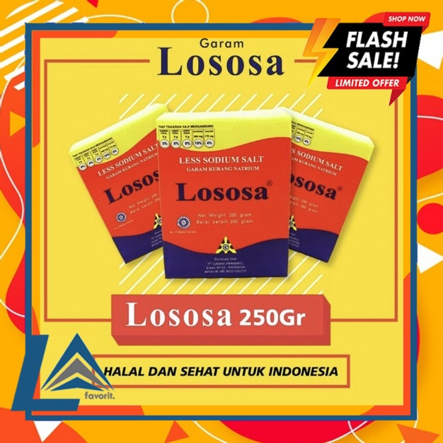 

Garam Kesehatan Rendah Natirum Garam Lososa 250gram Randah Sodium Terbaik (LA FAVORITE).