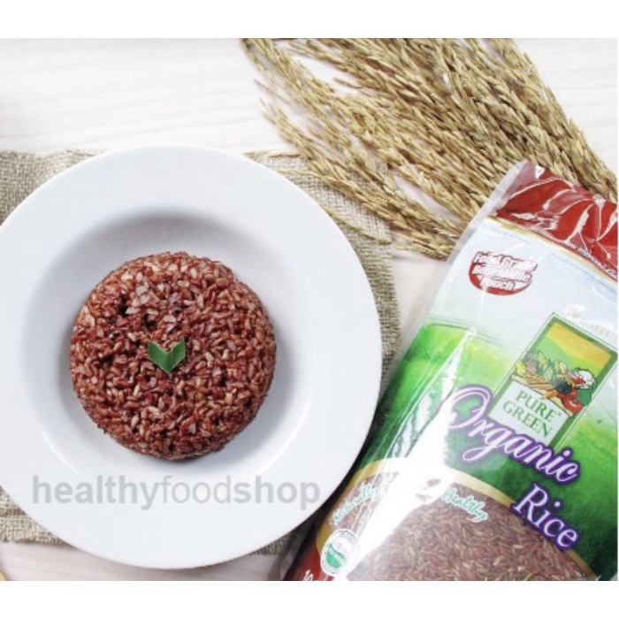

Beras Organik Pure Green Organic Rice Beras Merah Red Rice 1 kg