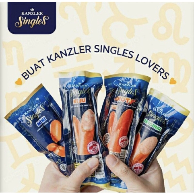 

kanzler singles ori/keju/hot