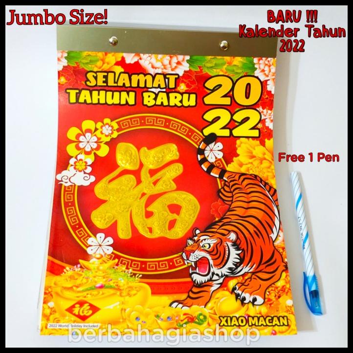 

COD KALENDER CHINESE HARIAN SOBEK TAHUN 2022 UKURAN JUMBO BESAR LOKAL NEW COD