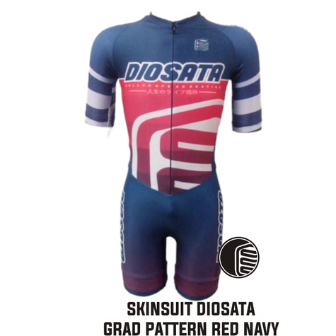 

SKINSUIT DIOSATA GRAD PATTERN BLUE RED