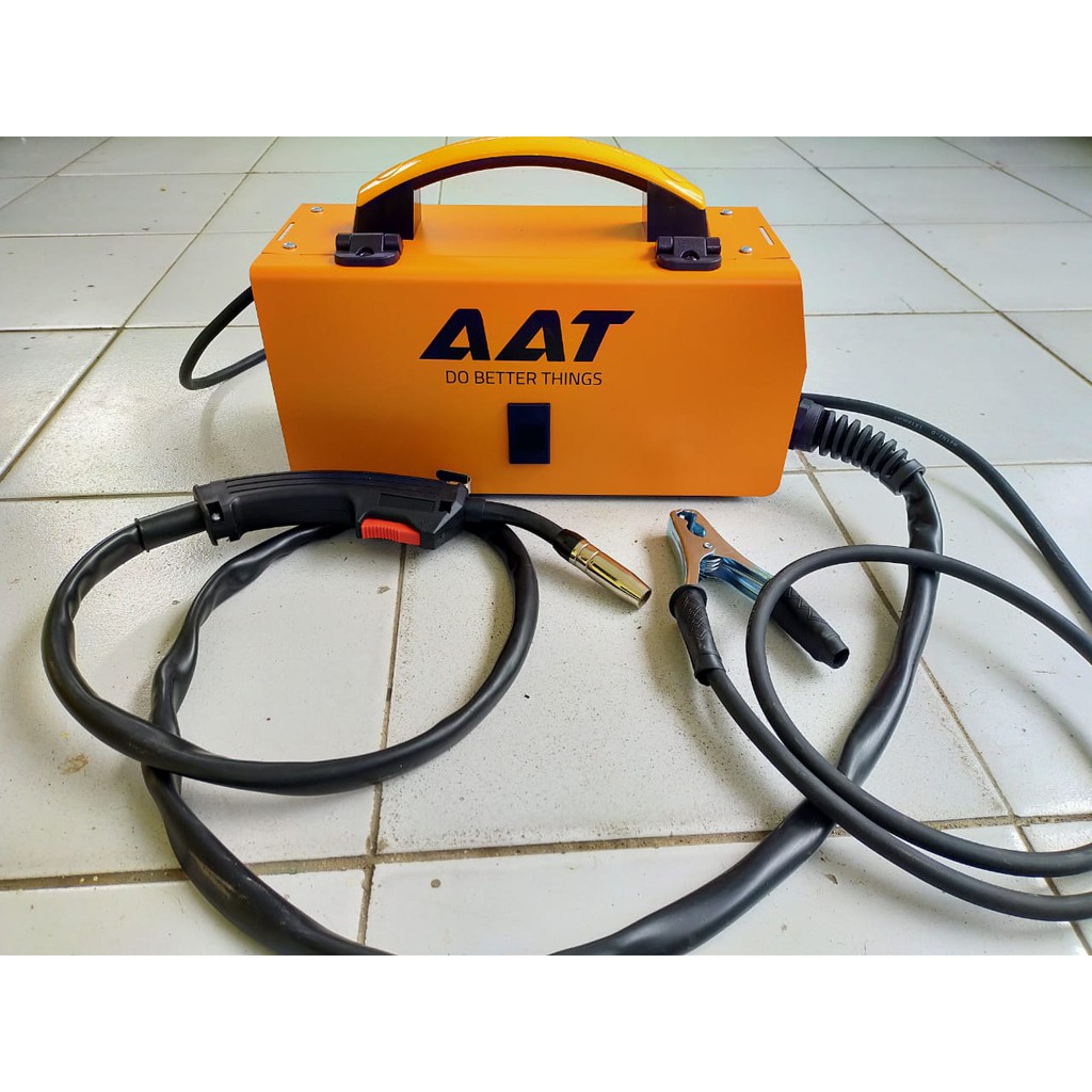 MESIN LAS MIG 110 GASLESS TANPA GAS CO2 NB-200 AAT