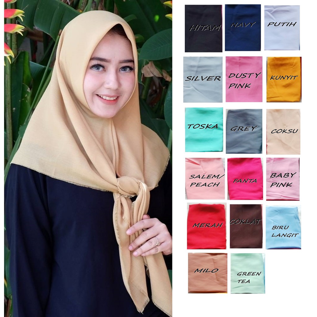 Perbandingan Harga HIJAB SEGIEMPAT SAUDIA RAWIS 1KG12PCS JILBAB