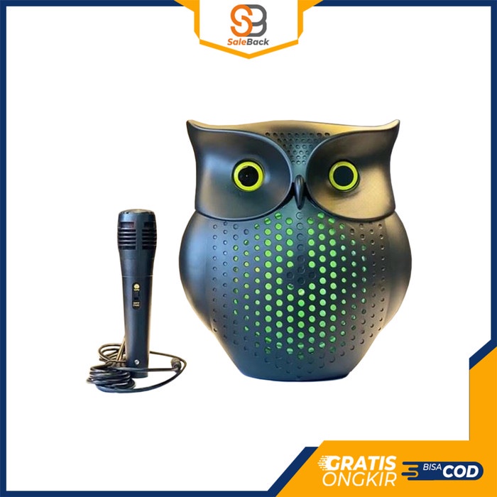 SPEAKER BLUETOOTH KARAOKE KARAOKE FREE MIC FM SUPER BASS QS 2610