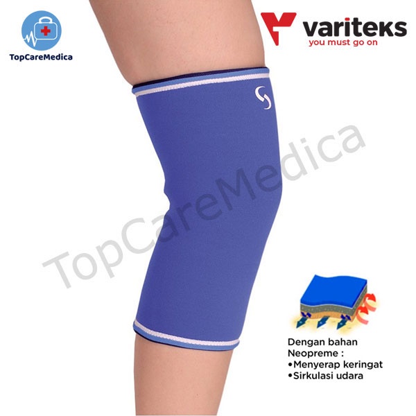 [820] Variteks SS Closed Knee Support (Pelindung Lutut)