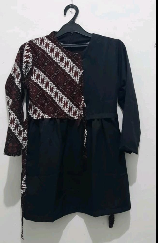 Batik Wanita Asj Sa Hrb026 Kenongo Kemeja Tosca Pendek