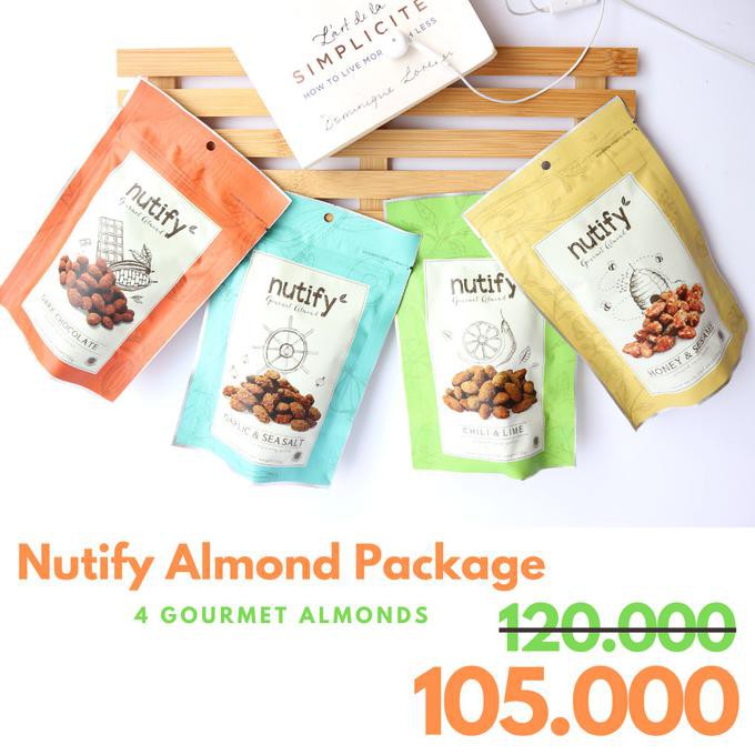 

TERLARIS NUTIFY ALMOND PACKAGE - 4 RASA BERBEDA