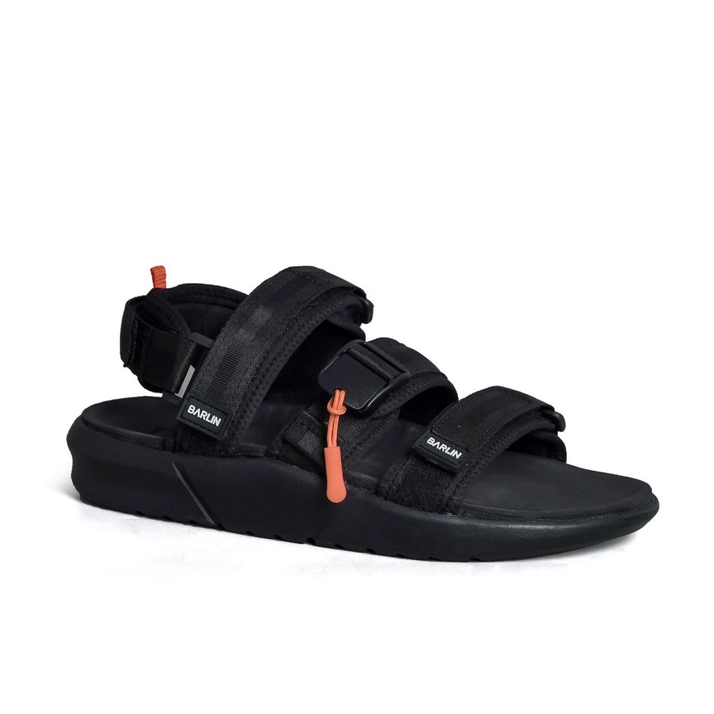 Sandal Traveling Gunung Casual Fashion Pria FATIMAHSHOES Sendal Hitam Pria