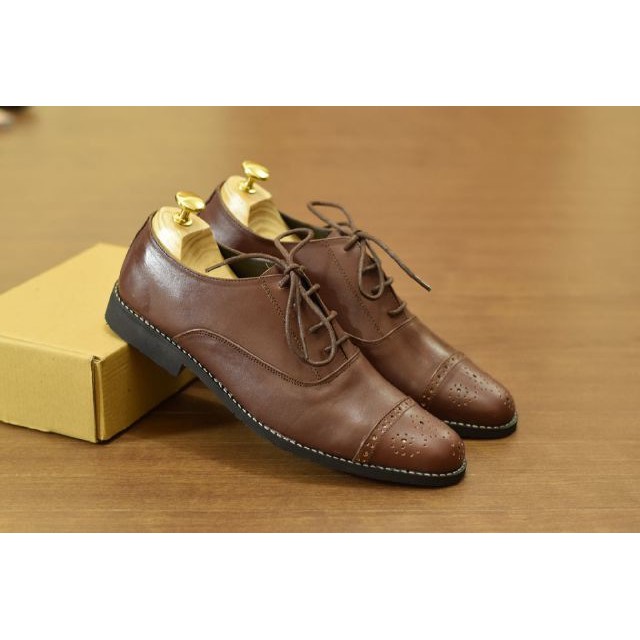 HOT SALE  SEPATU CASUAL PRIA SEPATU AZCOST OXFORD KULIT FULL UP
