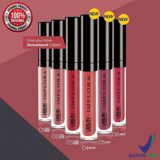 LIPSTIK Implora Lip Cream Terra Lipmatte - Implora Urban Lip cream matte